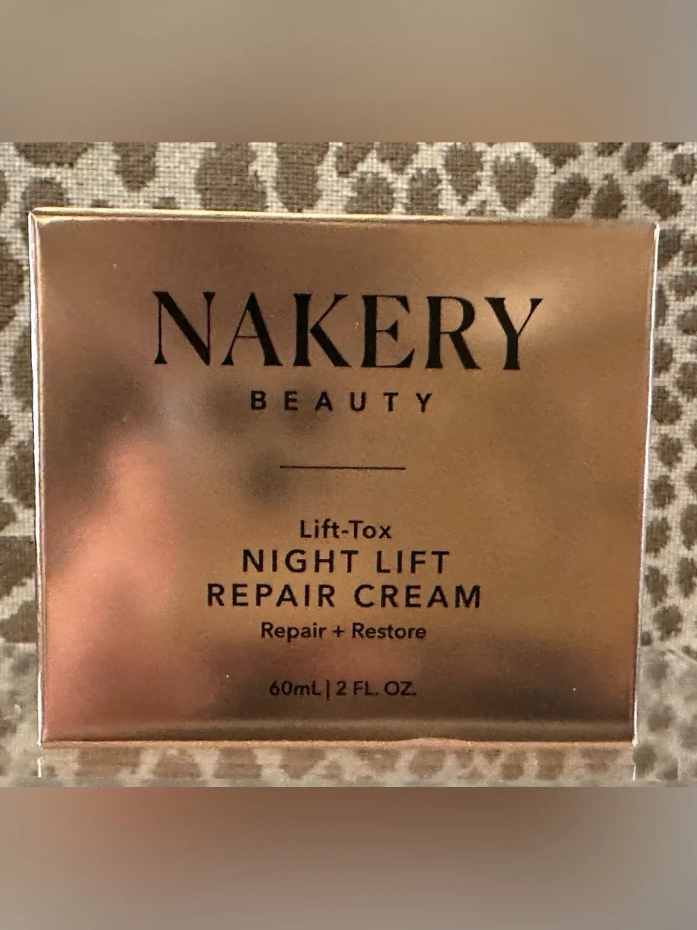 Nakery Lift-Tox Night Lift Repair Cream~Full Size~2fl oz~New In Sealed Box~$55